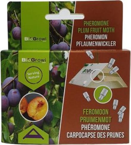 Biogroei Feromooncapsule voor monitoring van de pruimenmot