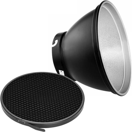 Abat-jour d'abat-jour de diffuseur de réflecteur de bâti de 210mm 60 Degree Honeycomb Grid gray