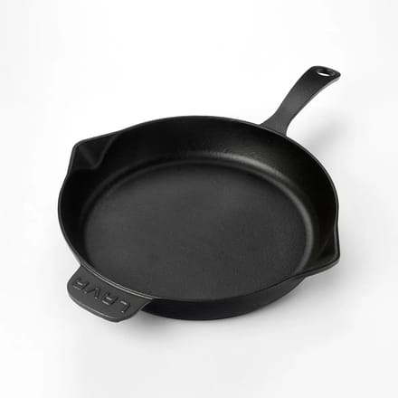 Lava Koekenpan - 28 cm - 2.3 liter - Gietijzer - Zwart
