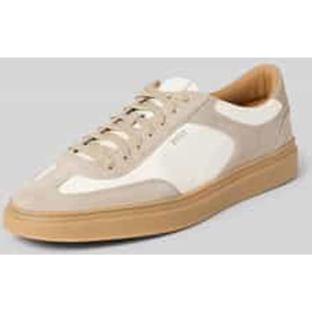 Low-top sneakers van echt rundleer model 'Kieran_Tenn_sdnyn'