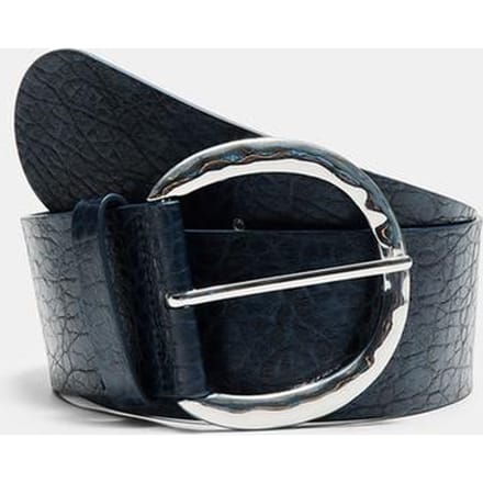 Stradivarius Brede riem met ronde gesp  Elektrisch blauw 80
