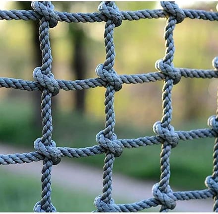 Klimnet voor kinderen - Speel Touw - Buiten Spelen - Handgeweven Kwaliteit - 1x2 meter - Netkleur