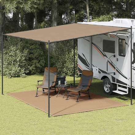 vidaXL Tenttapijt 300x400 cm taupe