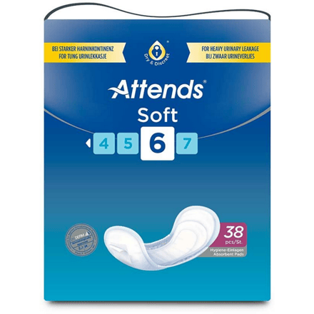 Attends Soft 6 - 4 pakken van 38 stuks