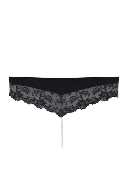 Bracli | Vienna Slip Parel String Set | Erotische Lingerie Maat Plus