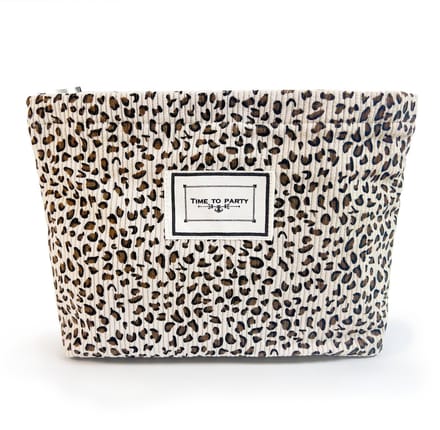 Dailygoods- Make-up Tas Luipaardpatroon - Ruime Make-up Tas