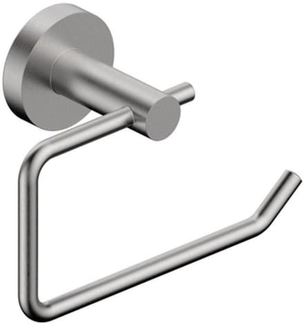FugaFlow Eccelente Acces Toiletrolhouder - zonder klep - rond - Geborsteld RVS PVD