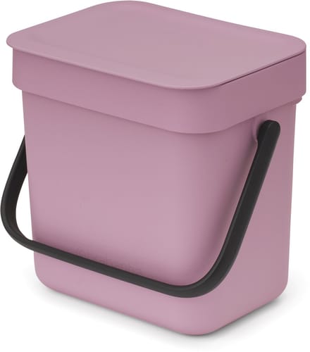 Brabantia Sort & Go Aanrecht Afvalbakje - 3 liter - Lilac Pink