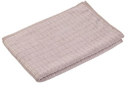 Set van 3 microvezel theedoeken 50 x 70 cm - Taupe