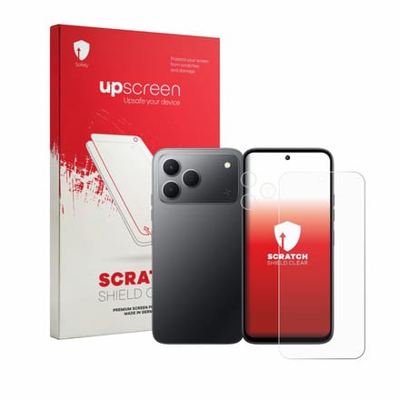 upscreen - Screenprotector voor Tecno Spark 50 4G (Voor+Camera) - Folie Beschermfolie transparant