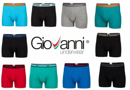 10-pack Giovanni Heren boxershorts assorti maat L