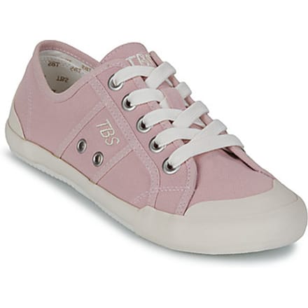 Vrouwen sneakers in gewassen canvas TBS Opaline