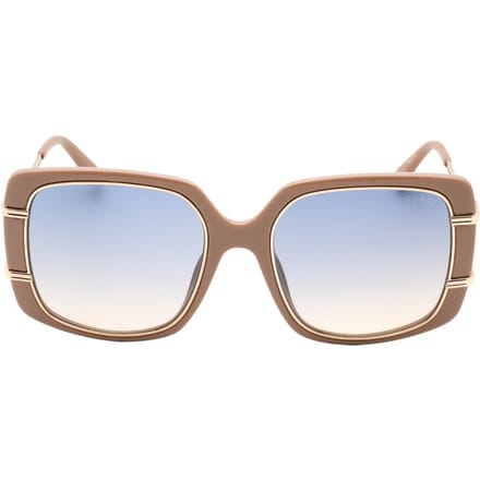 Guess gradiëntblauwe glanzende beige zonnebril