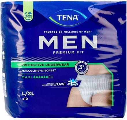 Tena Men Premium Fit Level 4 L/XL - 8 paquets de 10 protections