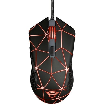 Trust GXT 133 Locx - Gaming Muis - Bedraad - 3200 DPI - LED verlichting - Zwart