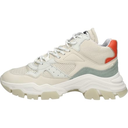Bronx Tayke-Over Veterschoenen Hoog - Gebroken wit - Maat 36