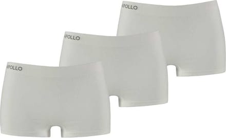 Comfort Essentials - Naadloos Ondergoed Dames - Dames Hipsters - 3 pack - Wit - M - Dames Ondergoed Boxershort