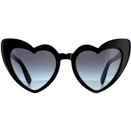 Saint Laurent zonnebril SL 181 Lou Lou 008 Zwart Blue Gradiënt