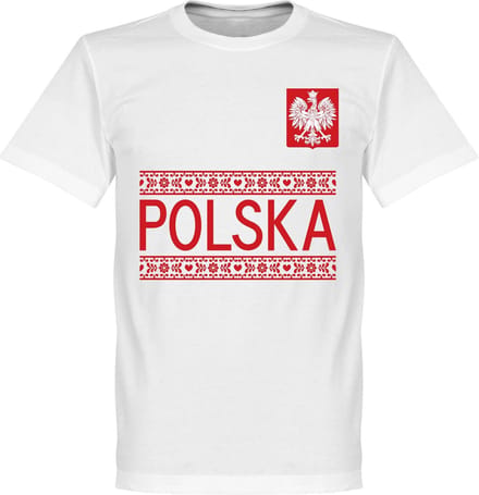 Polen Team T-Shirt - Wit - L