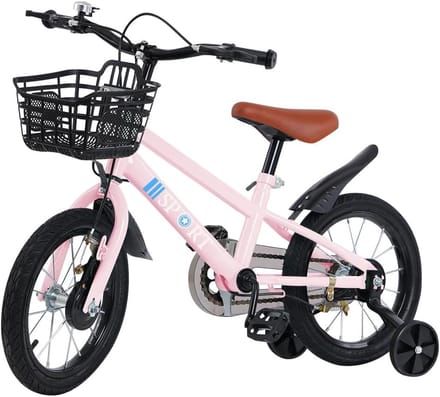 Kinderfiets - Loopfiets - Leren Fietsen - Verstelbaar Zadel - 16 Inch - Roze