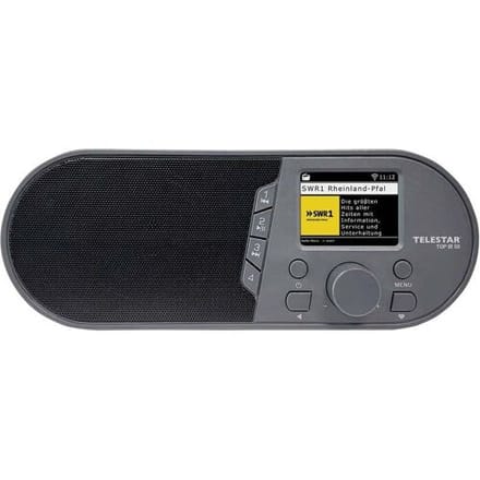Telestar 5700050, Internet, 7 W, TFT, 6,1 cm (2.4"), Antraciet, USB