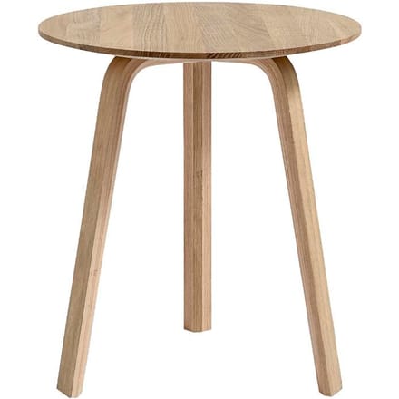 HAY - Bella Coffee Table Ø 45 x H 49 cm - eiken mat gelakt - beige