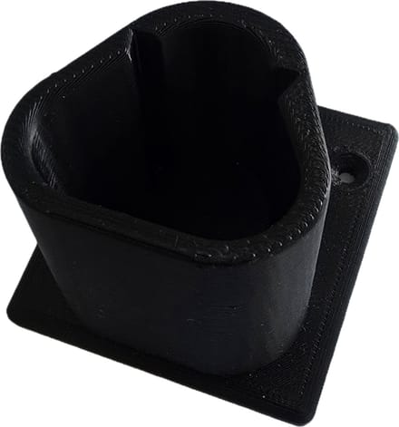 Vormvast accuhouder voor Bosch 12V