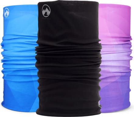 MowMow 3-pack Nekwarmer - Sjaal - Bandana - Fiets - Sport - Wintersport - Heren - Dames