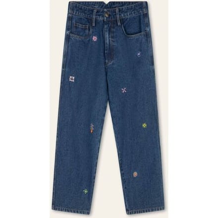 Oilily Paper Broek- maat42 Blauw indigo