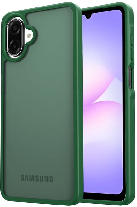 Hoesje Geschikt voor Samsung Galaxy A07 - Matte Back Cover - Groen