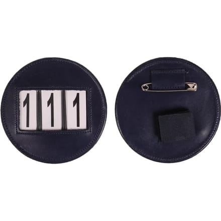 QHP Startnummer Modeste Rond Navy - One size size