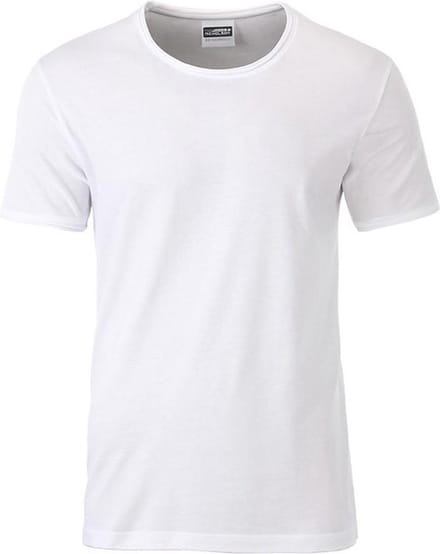 Fusible Systems - Heren James and Nicholson Standaard T-Shirt (Wit)