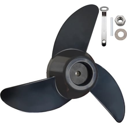Elektrische buitenboordmotor Propeller Bootpropellerset voor scheepsboot 3-Bladed gray
