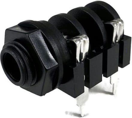 6.35MM Mono Jack chassisdeel Socket Jack PCB Pins