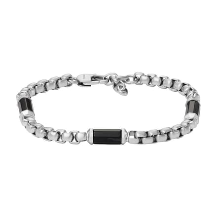 Fossil JF04604040 Heren Armband - Zilverkleurig