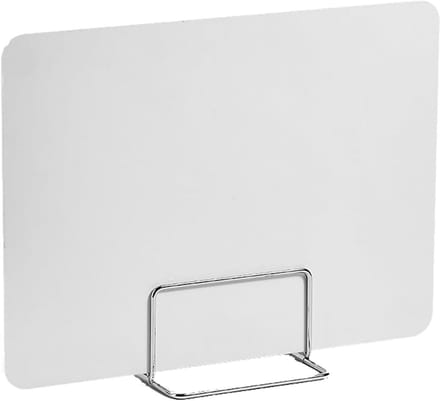 Bureau Verdelers - Akoestische Panel - Werkruimte Creëren - Afgeronde Randen - Wit B - Wit