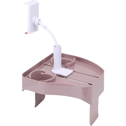 Tafelblad voor in de jacuzzi met beker- en telefoonhouder, waterdicht en antislip. gray