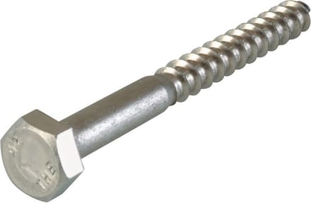 Zeskant houtschroeven DIN 571 SUKI international 6x 50 / 25st RVS