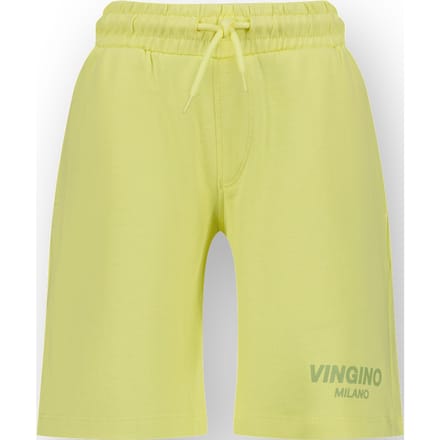 Vingino Boys Basic-short Short Pale Lime Yellow Taglia: 2 | Pantaloni Outlet | kids | Verde