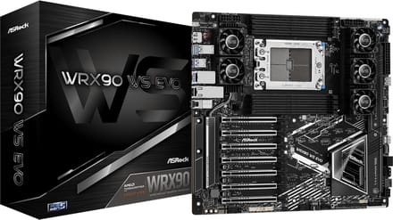 ASRock WRX90 WS EVO (WRX90) (D) Moederbord Socket AMD sTR5 Vormfactor E-ATX, SSI EEB Moederbord chipset AMD® WRX90