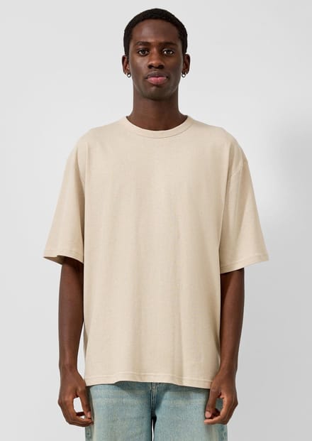 s.Oliver -qs T-shirts Beige Taglia: L | Magliette basic Outlet | Uomo | Marrone