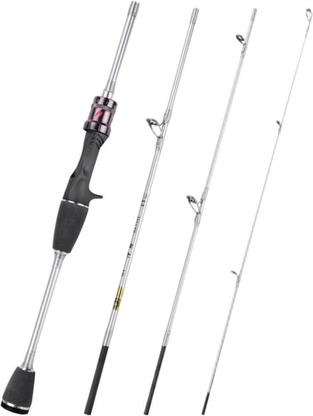 Telescopische hengel - Draagbare vishengel - Outdoor vissen - Koolstofvezel constructie - 1.65 meter - A