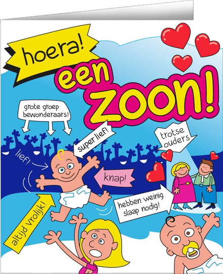 Wenskaarten - Zoon cartoon