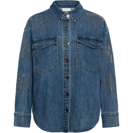 Denim Overhemd Lange Mouwen Dames KAFFE KACastelia