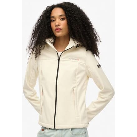 Superdry Klassieke Trekker-jas met Capuchon White Grootte: 46