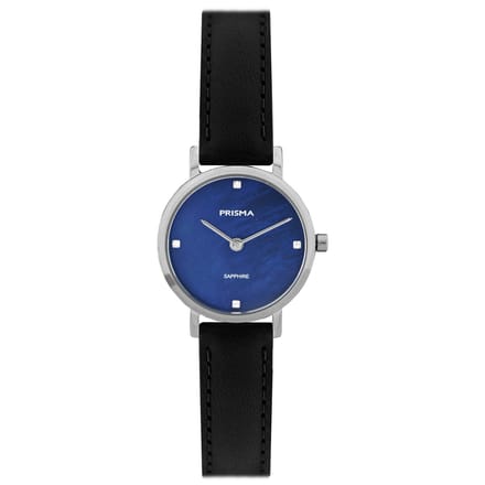 Prisma horloge P.1401 titanium parelmoer blauw 26mm 5ATM