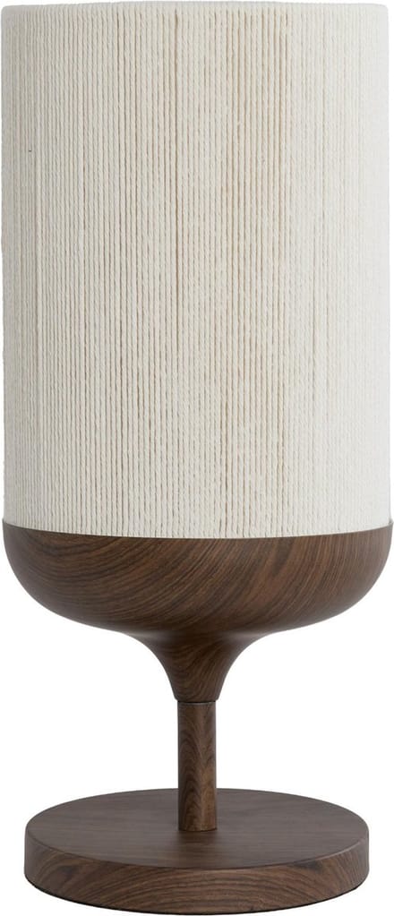Light & Living Tafellamp Dania - Crème/Bruin - Ø22.5x50cm - Modern