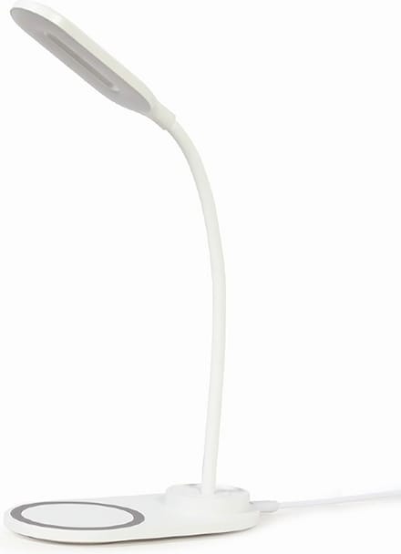 Bureaulamp - leeslamp - Dimbaar - LED - Wireless Charger -  met draadloze oplader voor smartphone - flexibele arm