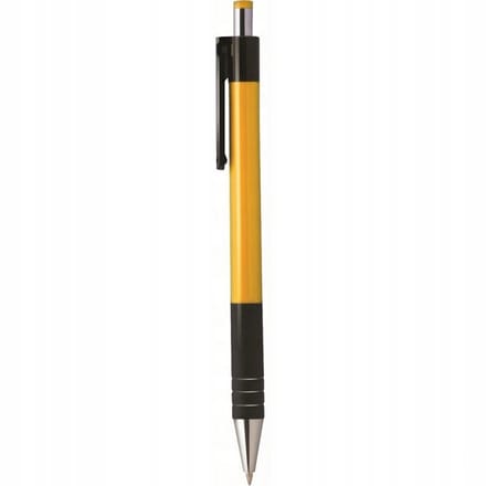 Tetis Balpen Geel, Blauwe Inkt 0.7mm