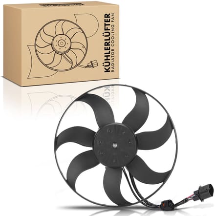 Frankberg 1x Motorradiator enkele ventilator